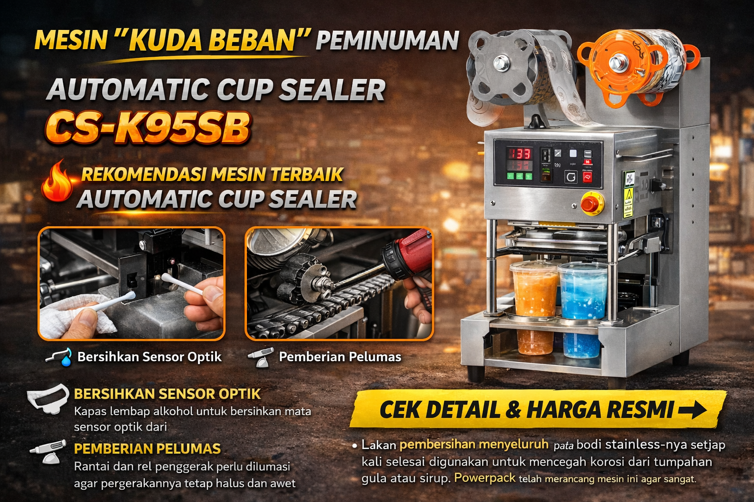 Tips Merawat Elemen Pemanas Mesin Sealer agar Awet Bertahun-tahun